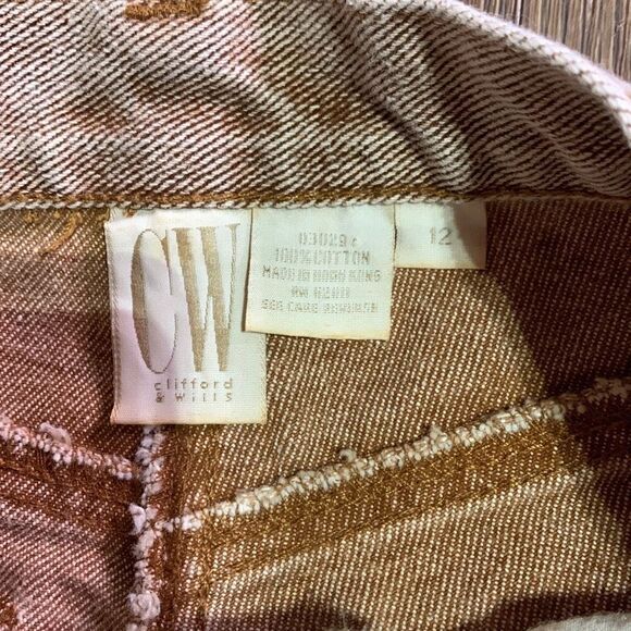 Vintage Clifford & wills brown 90s brown jeans stonewashed‎ earthy ankle - Picture 5 of 7